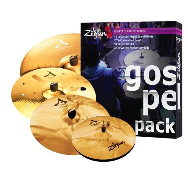 Zildjian A Custom Gospel Music Cymbal Pack
