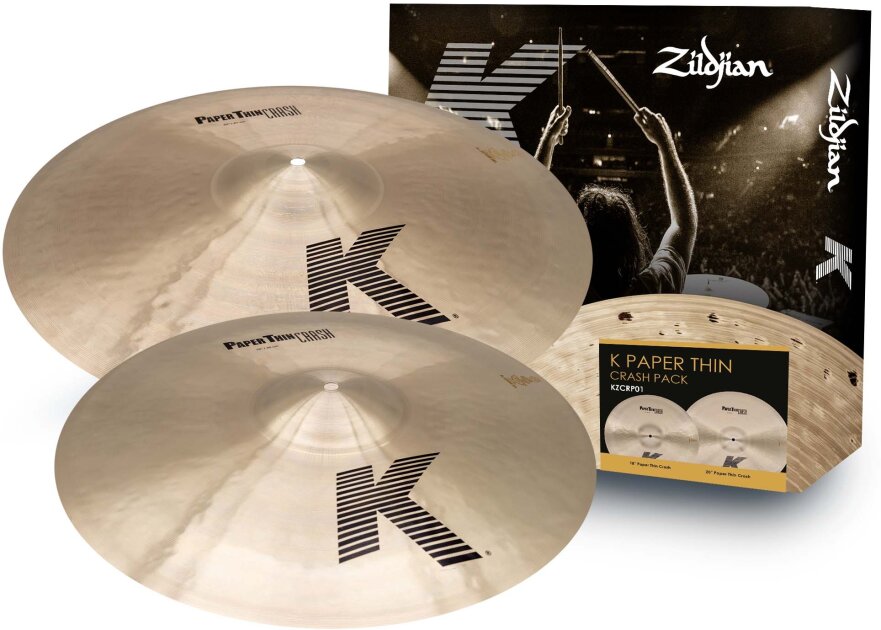 Zildjian K Paper Thin Crash Cymbal Pack