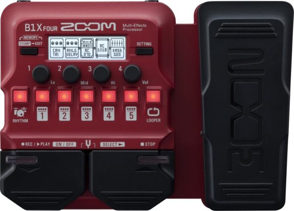 Zoom B1X FOUR Multi-Effects Bass Guitar Pedal