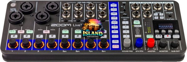 Zoom LiveTrak L6max Digital Mixer and Multi-Track Recorder, 12-Channel