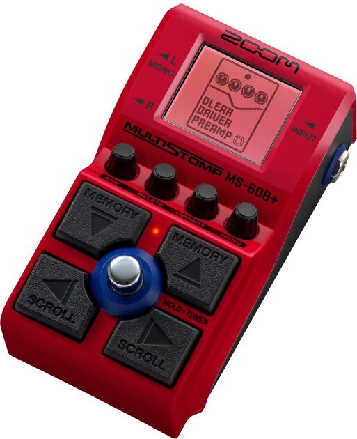 Zoom MS-60B+ MultiStomp Bass Multi-Effects Pedal