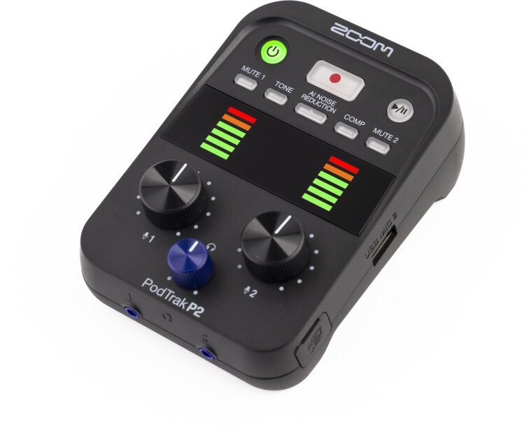 Zoom PodTrak P2 Podcast Recorder