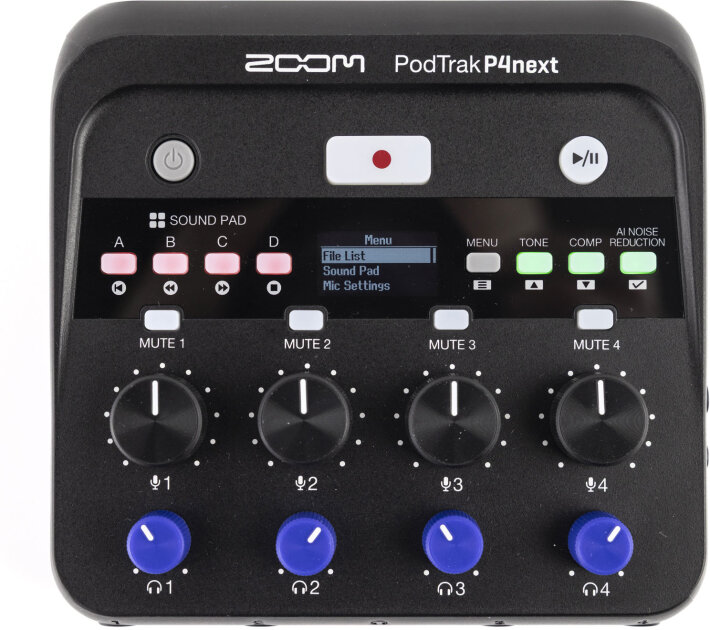 Zoom PodTrak P4next Podcast Recorder