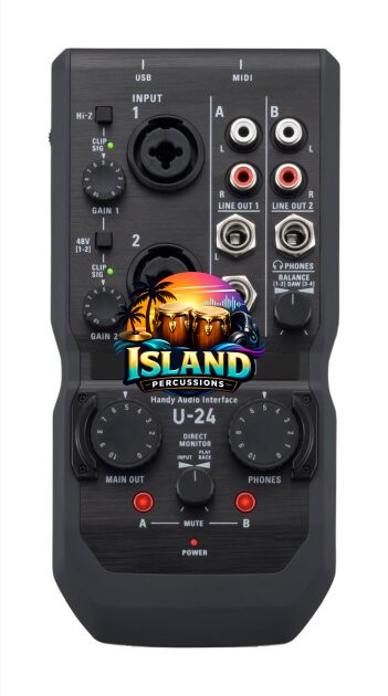 Zoom U-24 Portable USB Audio Interface