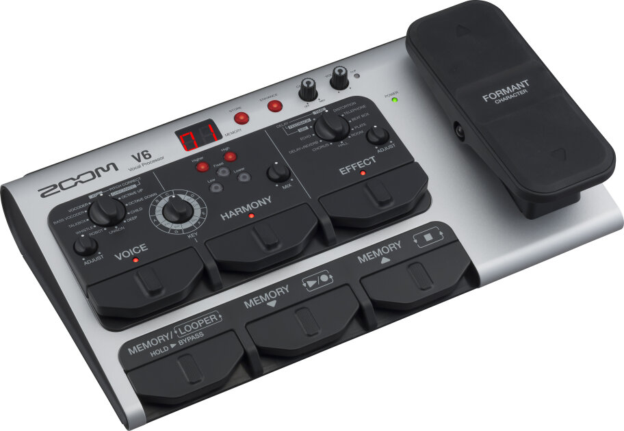 Zoom V6-SP Vocal Effects Processor and Looper Pedal