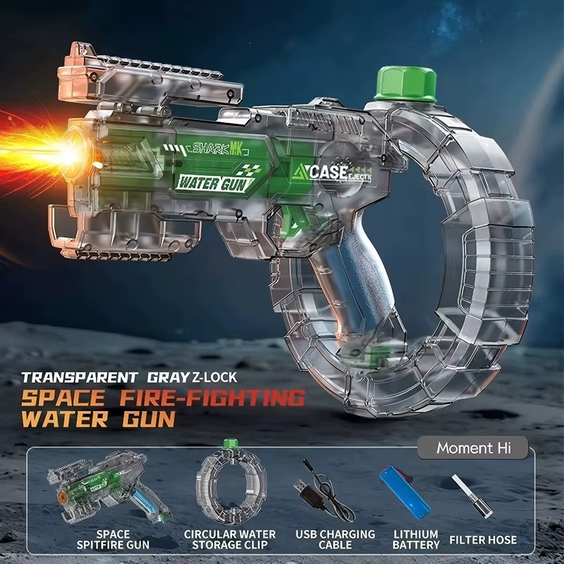 Electric Water Gun for Adults & Kids – Powerful Automatic Water Blaster with Fast Water Suction, Long-Range Squirt Gun for Summer Outdoor Beach, Pool & Backyard Water Battles - Image 4