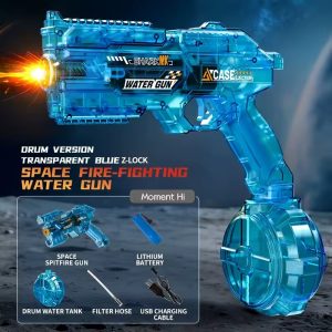 Electric Water Gun for Adults & Kids – Powerful Automatic Water Blaster with Fast Water Suction, Long-Range Squirt Gun for Summer Outdoor Beach, Pool & Backyard Water Battles - Image 2