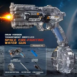 Electric Water Gun for Adults & Kids – Powerful Automatic Water Blaster with Fast Water Suction, Long-Range Squirt Gun for Summer Outdoor Beach, Pool & Backyard Water Battles - Image 3